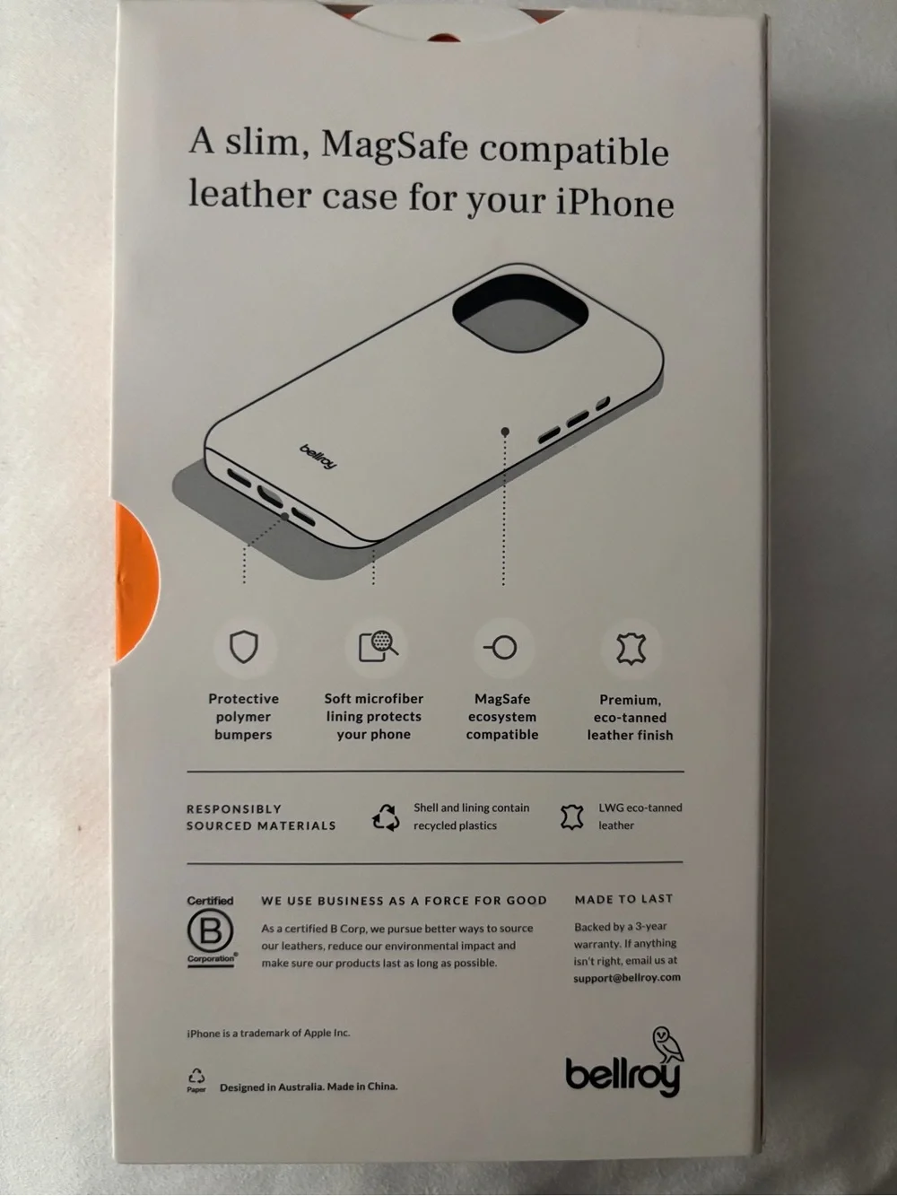 Bellroy premium phone